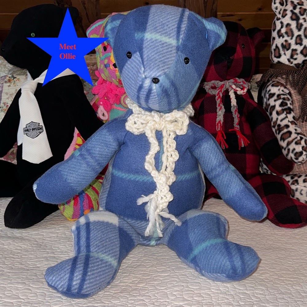 Teddy Bear Handmade 25” to 28” Plush & Cuddly Various Fabrics - Picture 6 of 8